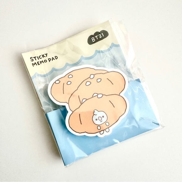 BTS Other - NWT BT21 Baby Bakery Shop Sticky Memo Pads - Chimmy